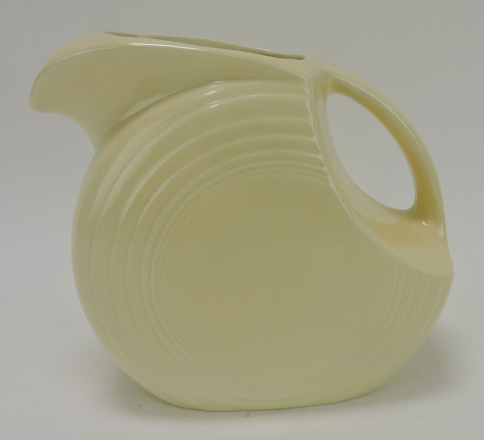 Fiesta disc water pitcher, ivory (1 of 1)