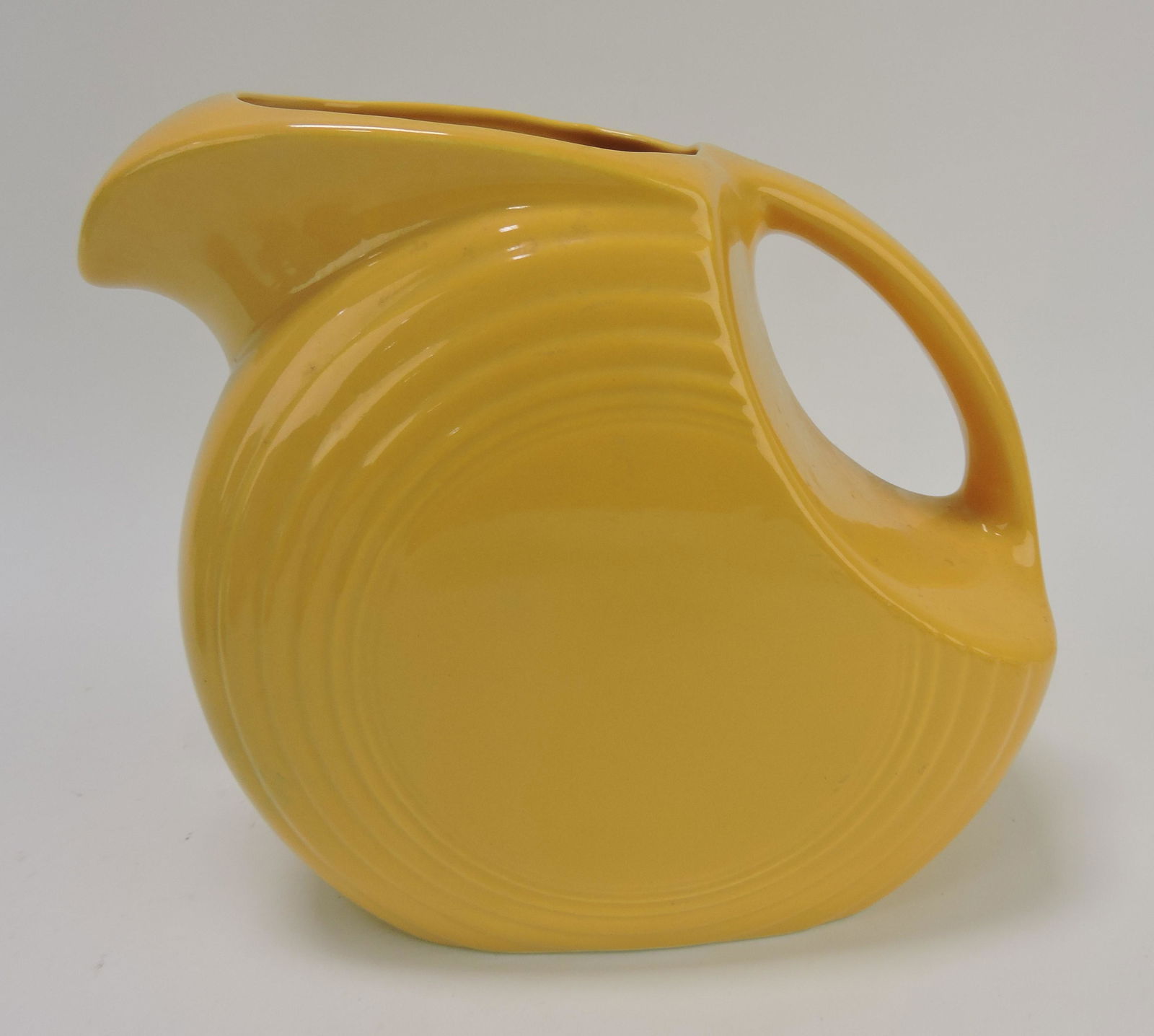 Fiesta disc water pitcher, yellow (1 of 1)