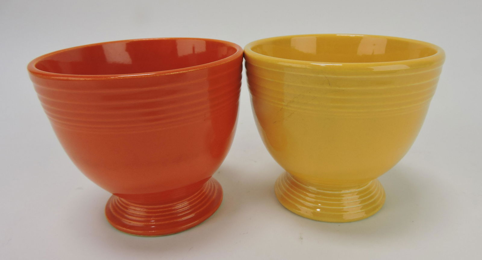 Fiesta egg cup group, red & yellow (1 of 1)