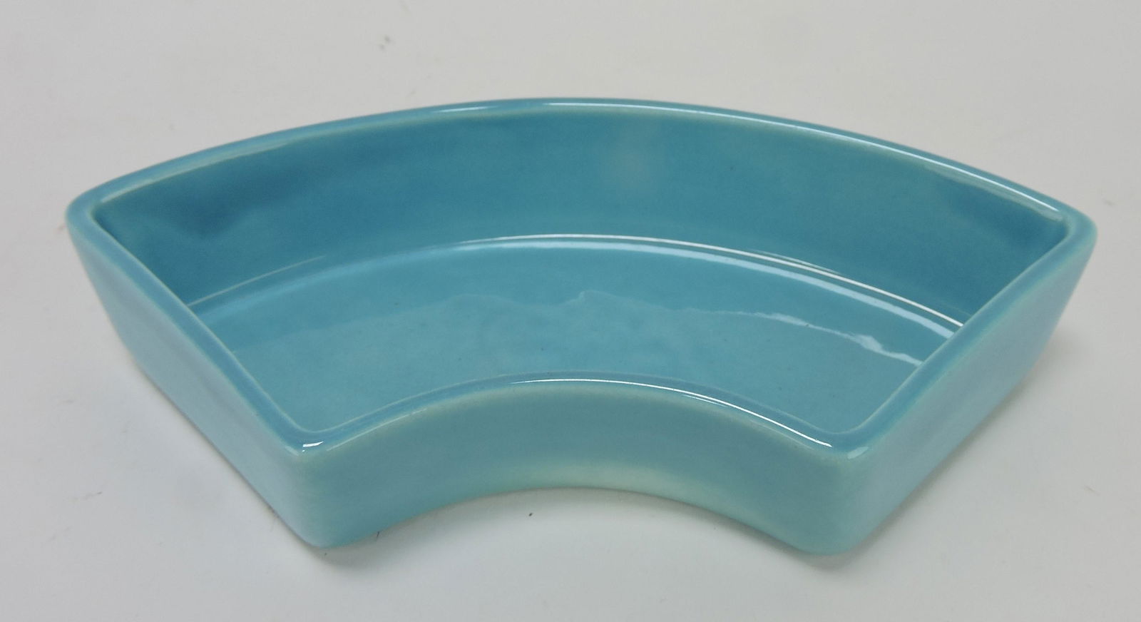 Fiesta relish tray side insert, turquoise (1 of 1)