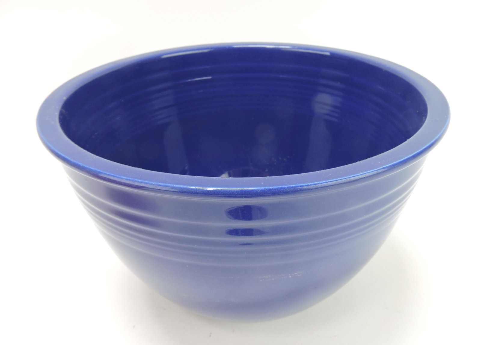 Fiesta #6 mixing bowl, cobalt,: minor nick