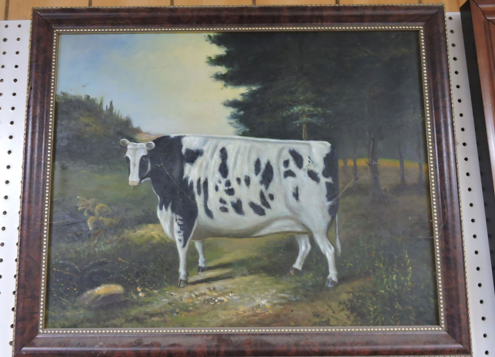 Lot of 3 contemporary folk art cow (1 of 3)