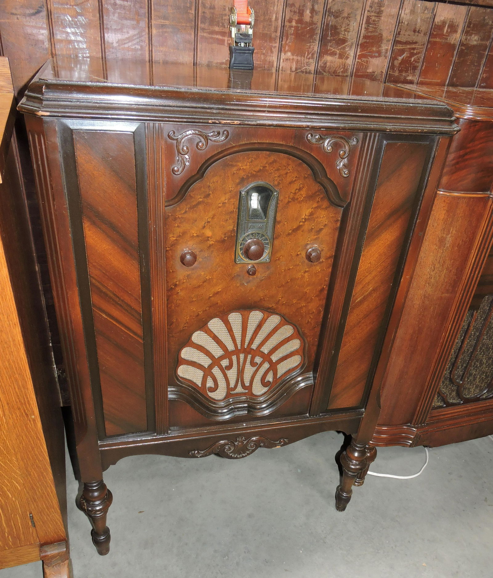 Philco floor model radio, 40"h (1 of 2)