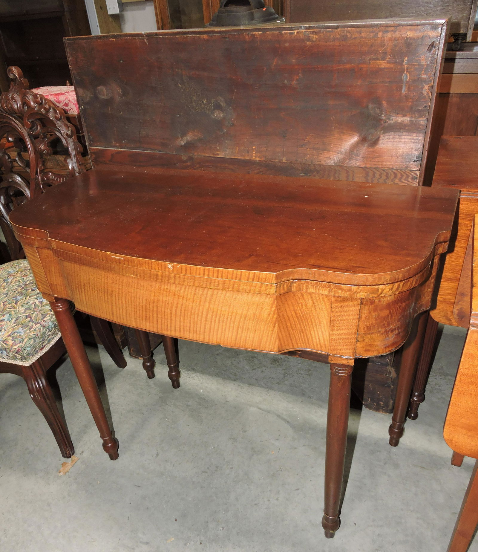 Lift Top Turn Top Game Table, 29"h,