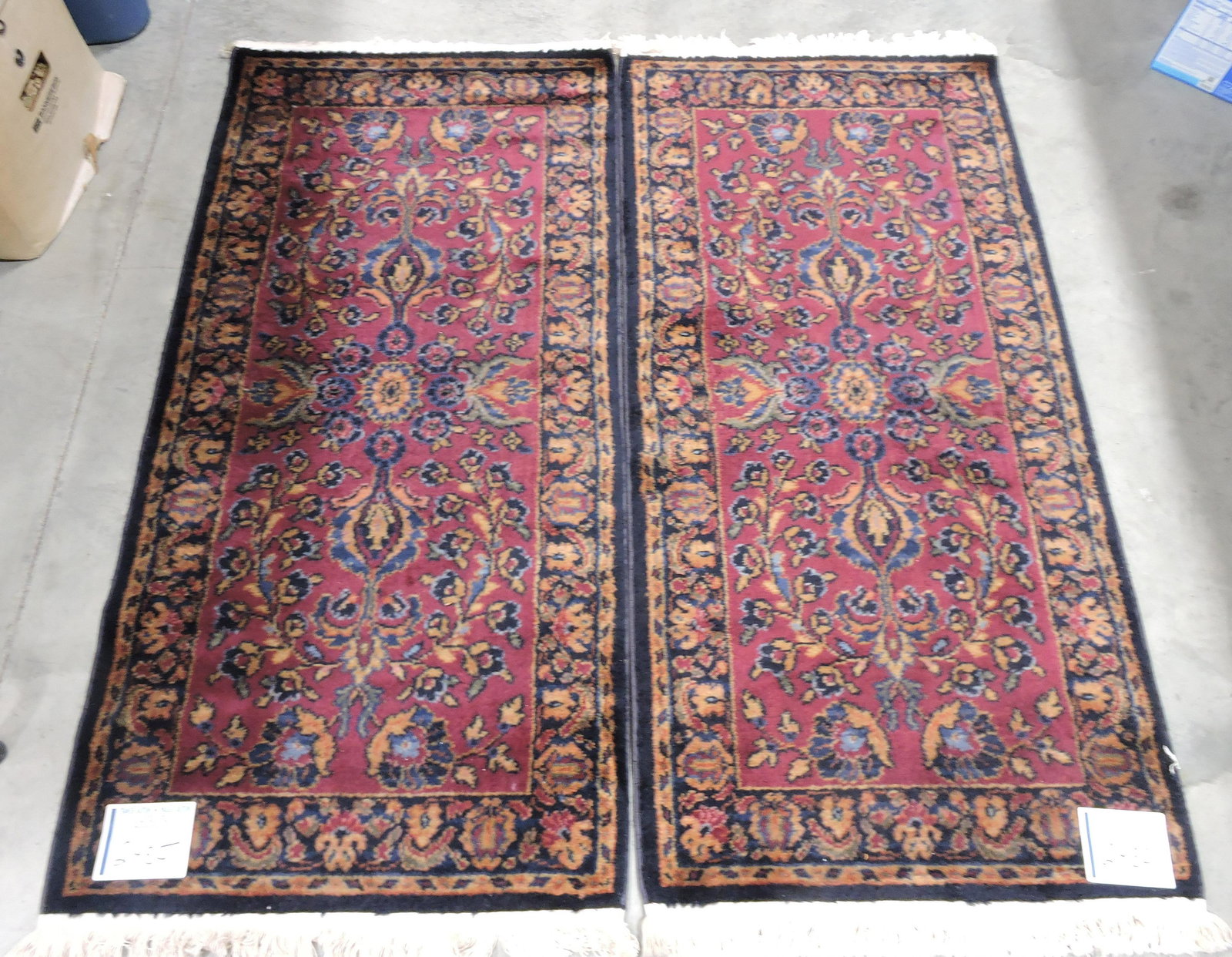 Kashamar lot of 2 Oriental style rugs, (1 of 1)