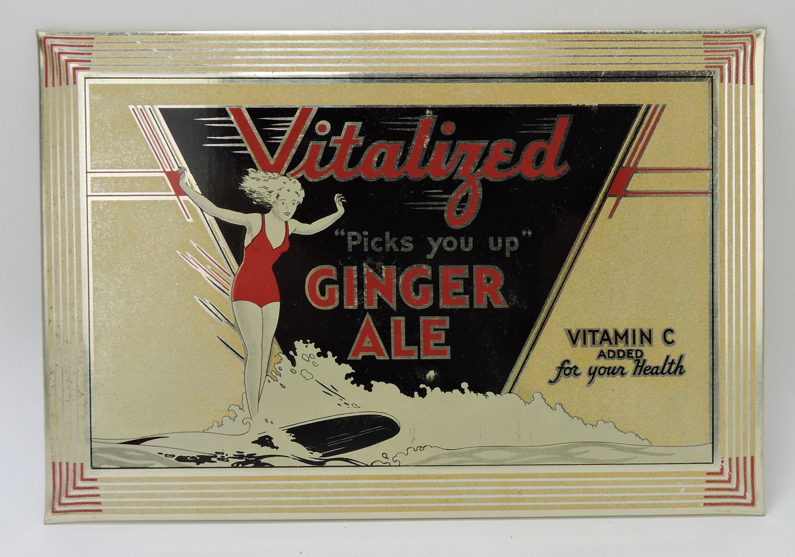 Vitalized Ginger Ale 1930's advertising (1 of 1)