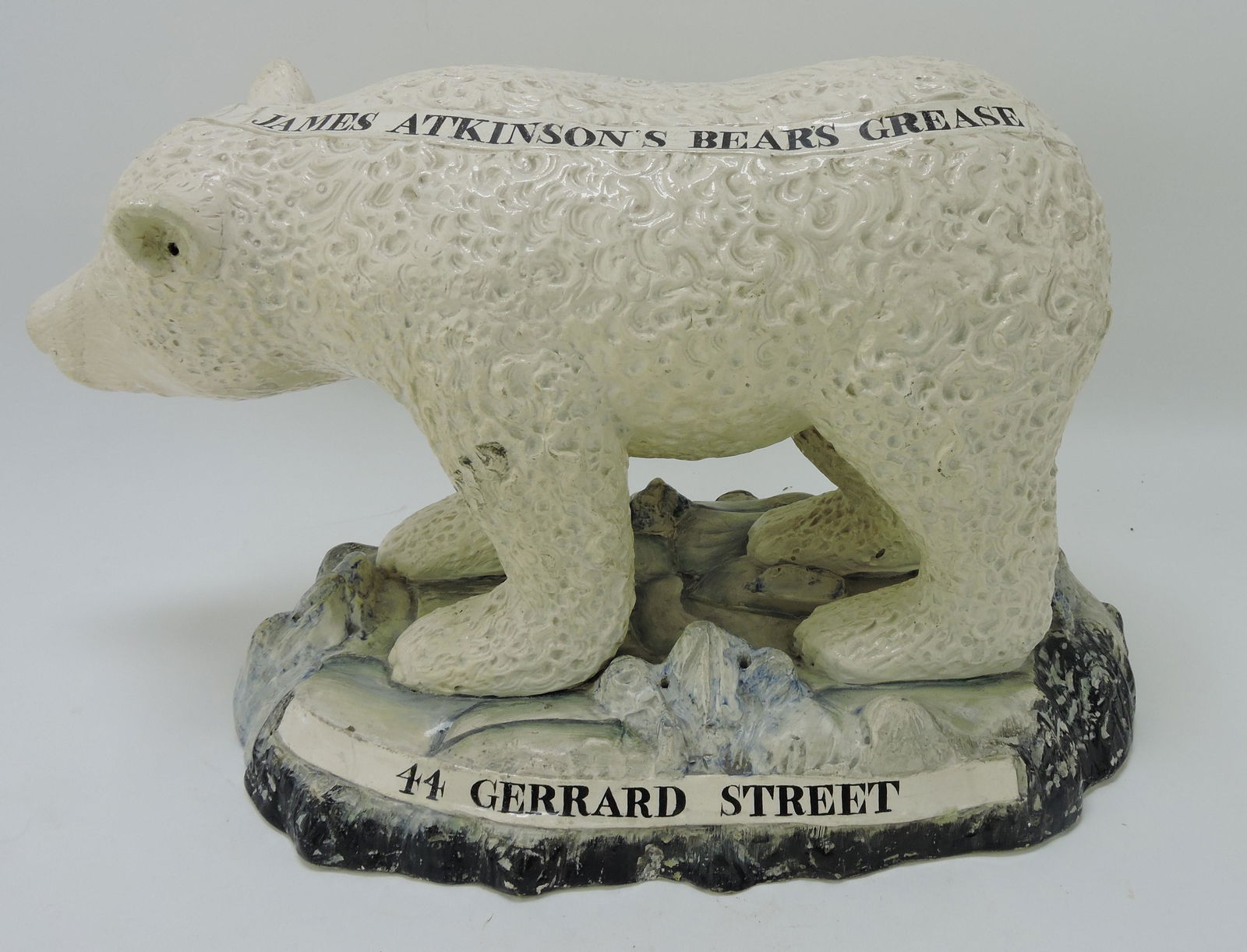 Rare Staffordshire polar bear standing (1 of 5)