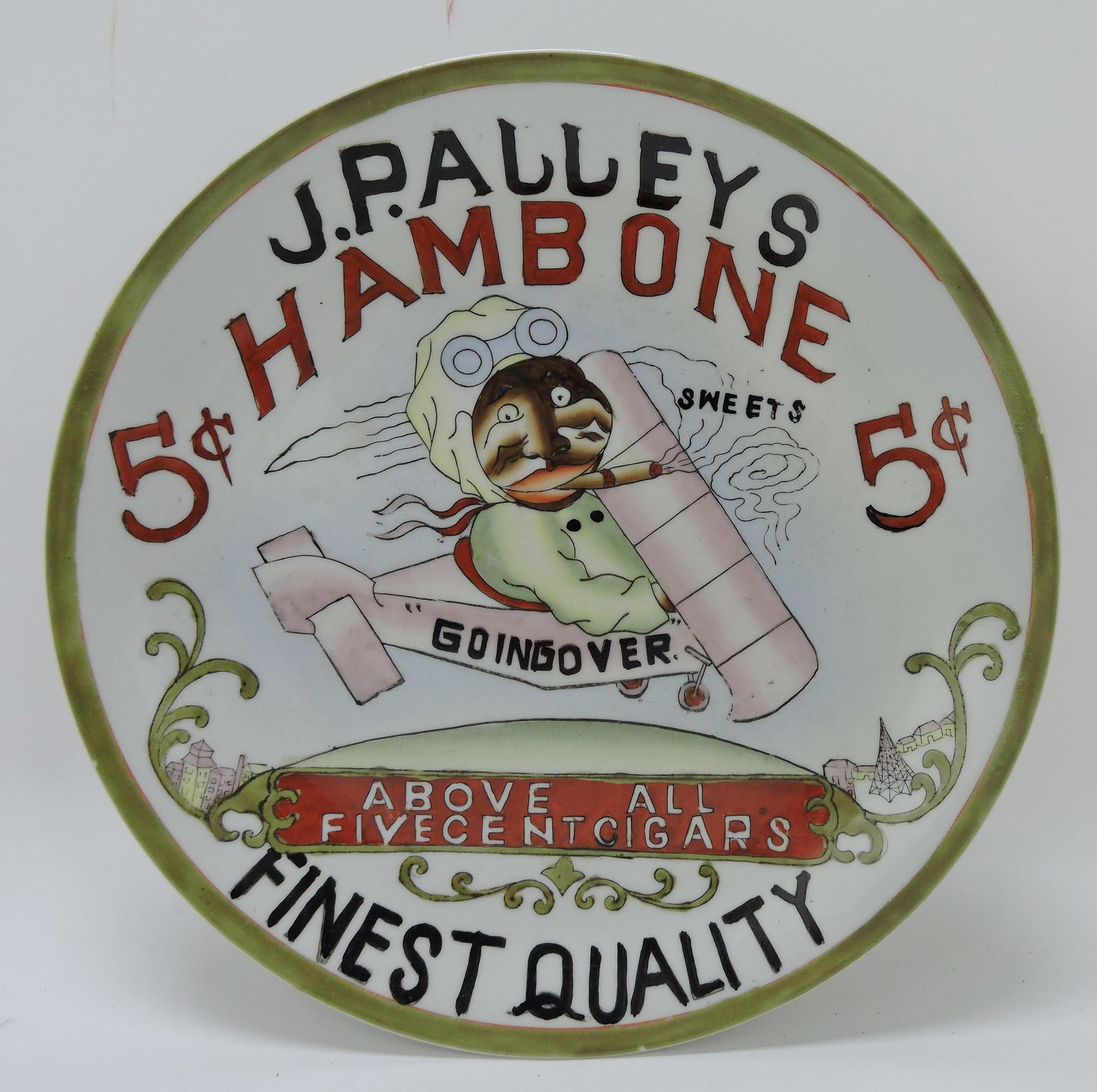Advertising plate - J. Palleys Hambone (1 of 1)