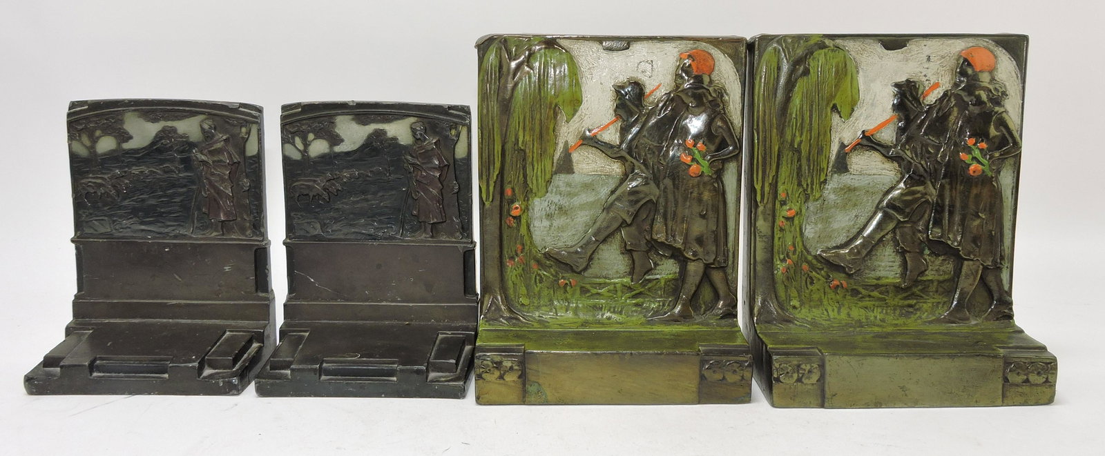 Pompeian lot of 2 pair of bronze clad (1 of 1)