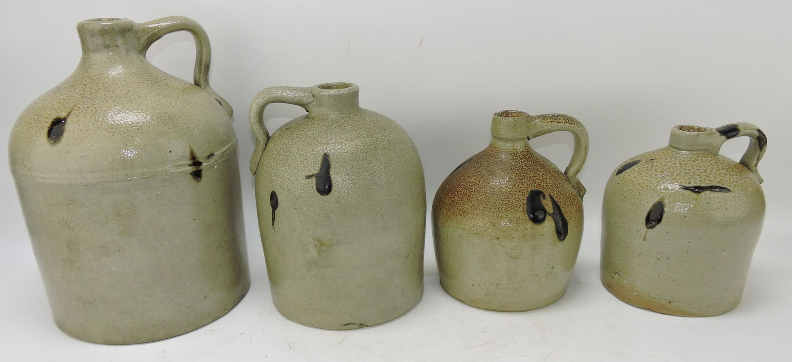 Salt glaze stoneware lot of 4 jugs (1 of 1)