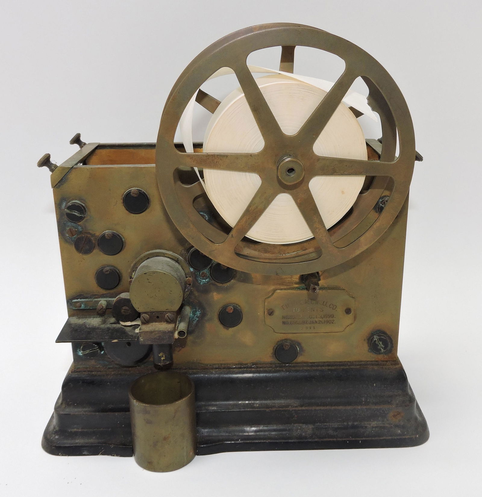 Gamewell brass Fire Station Ticker (1 of 3)