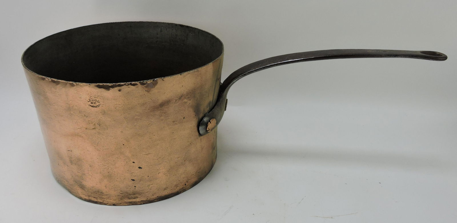 Early American copper large sauté (1 of 3)