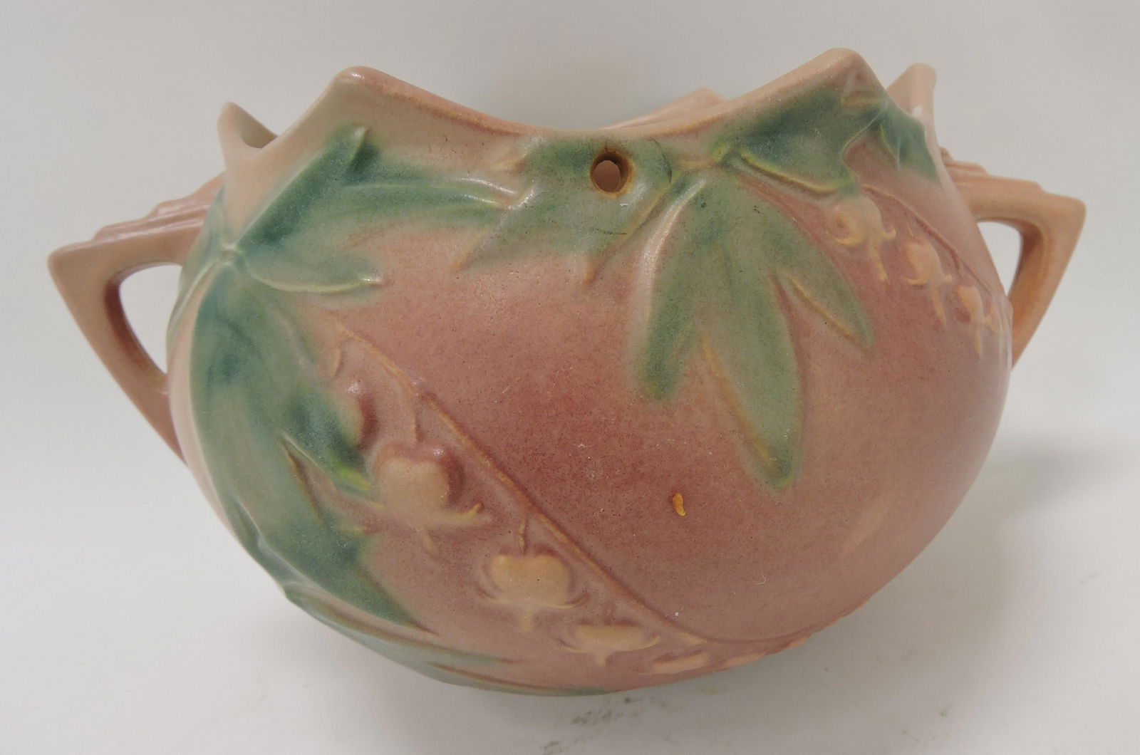 Roseville pink bleeding hearts hanging (1 of 1)