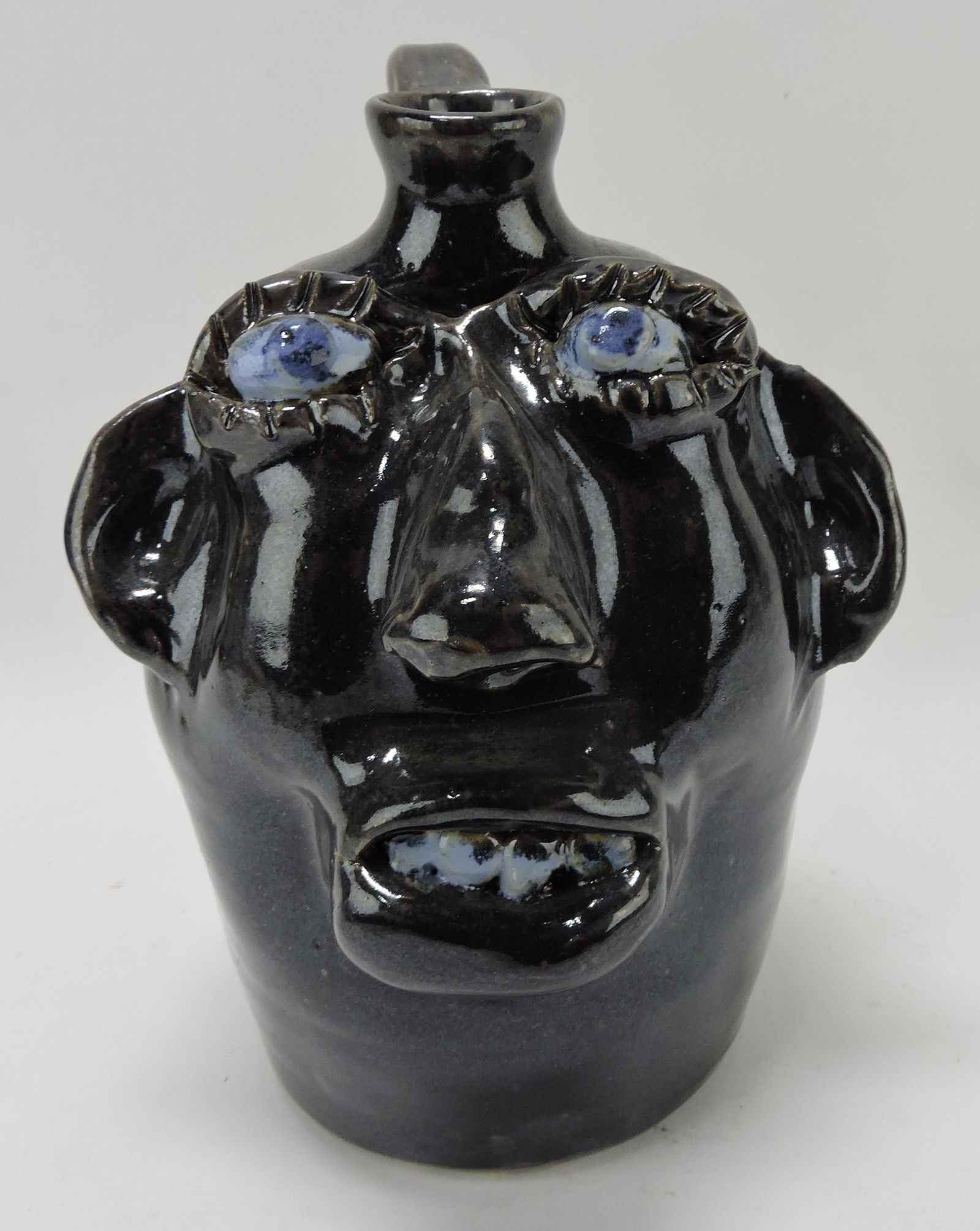 Jerry Brown pottery large face jug, (1 of 1)