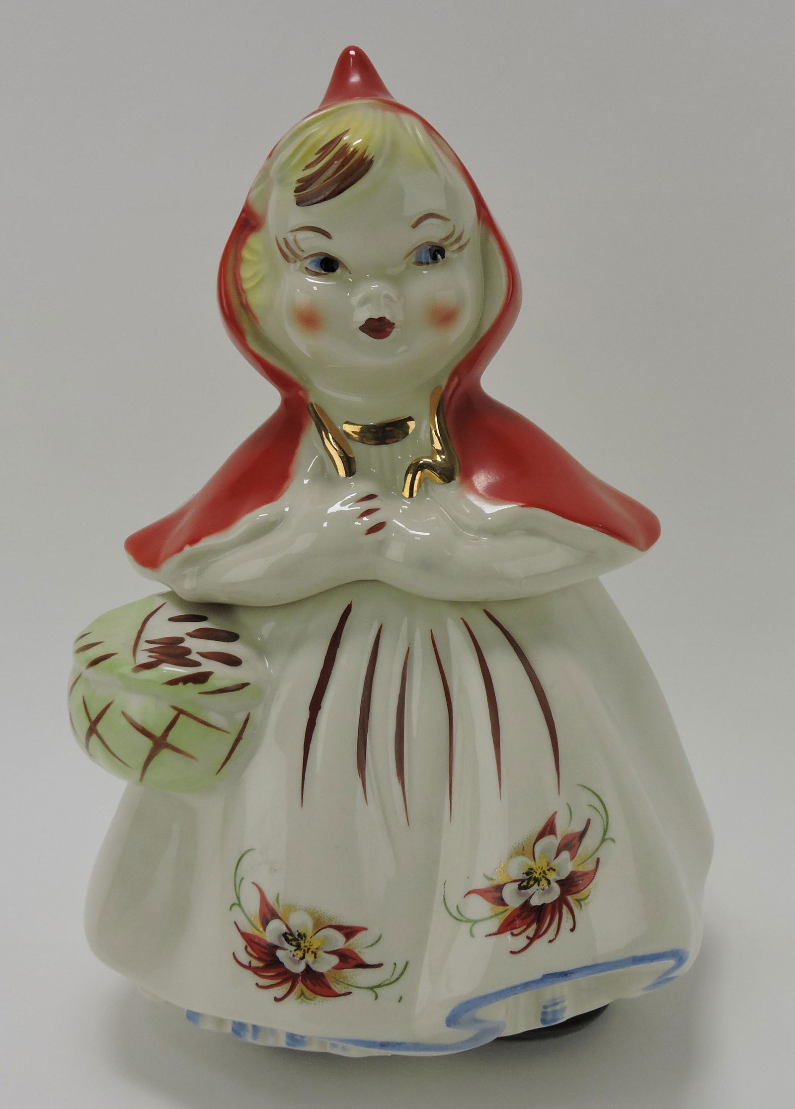 Hull Little Red Riding Hood cookie: jar: Flower Family Collection