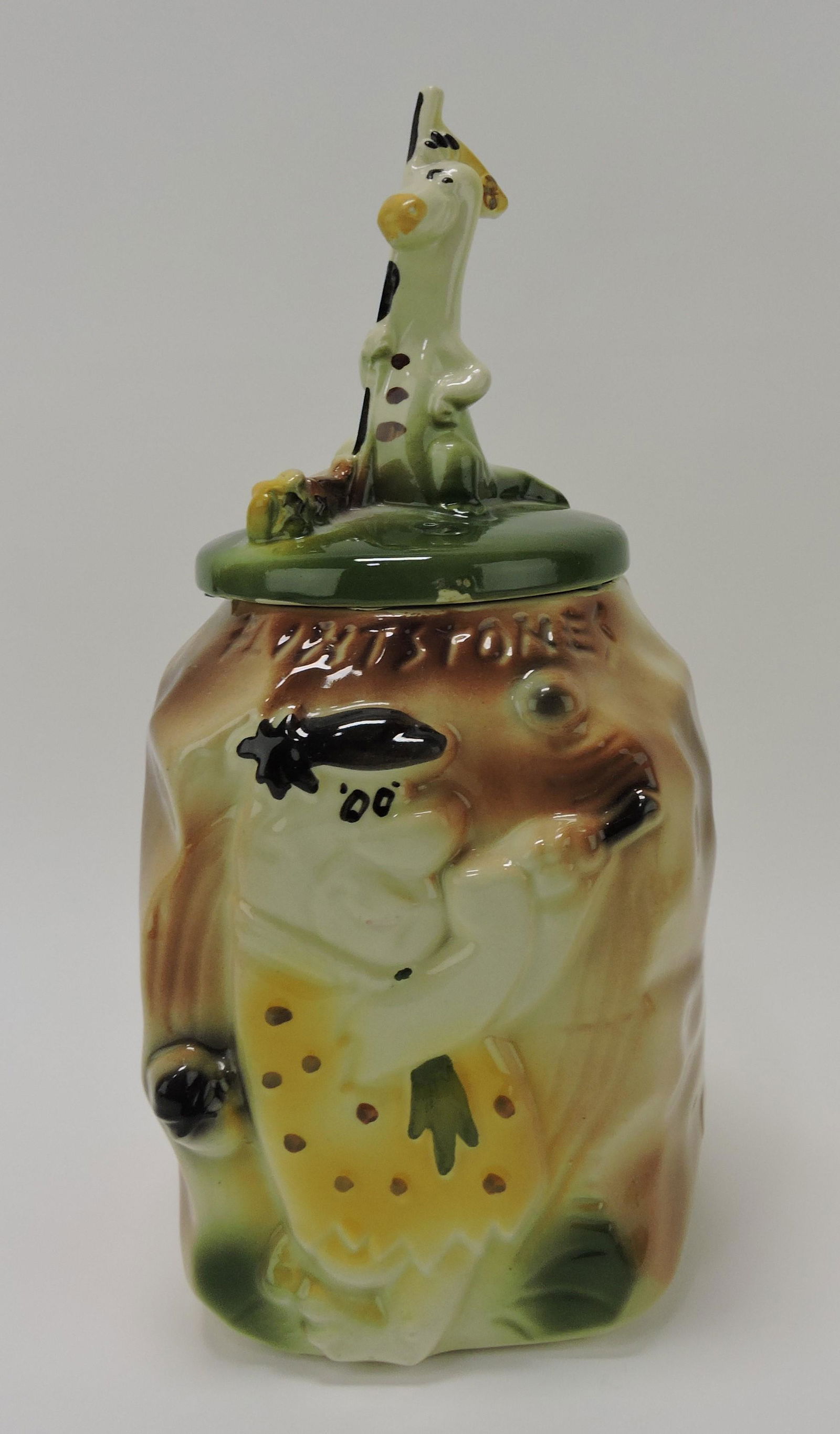 American Bisque Flinstones cookie: jar; Flower Family Collection