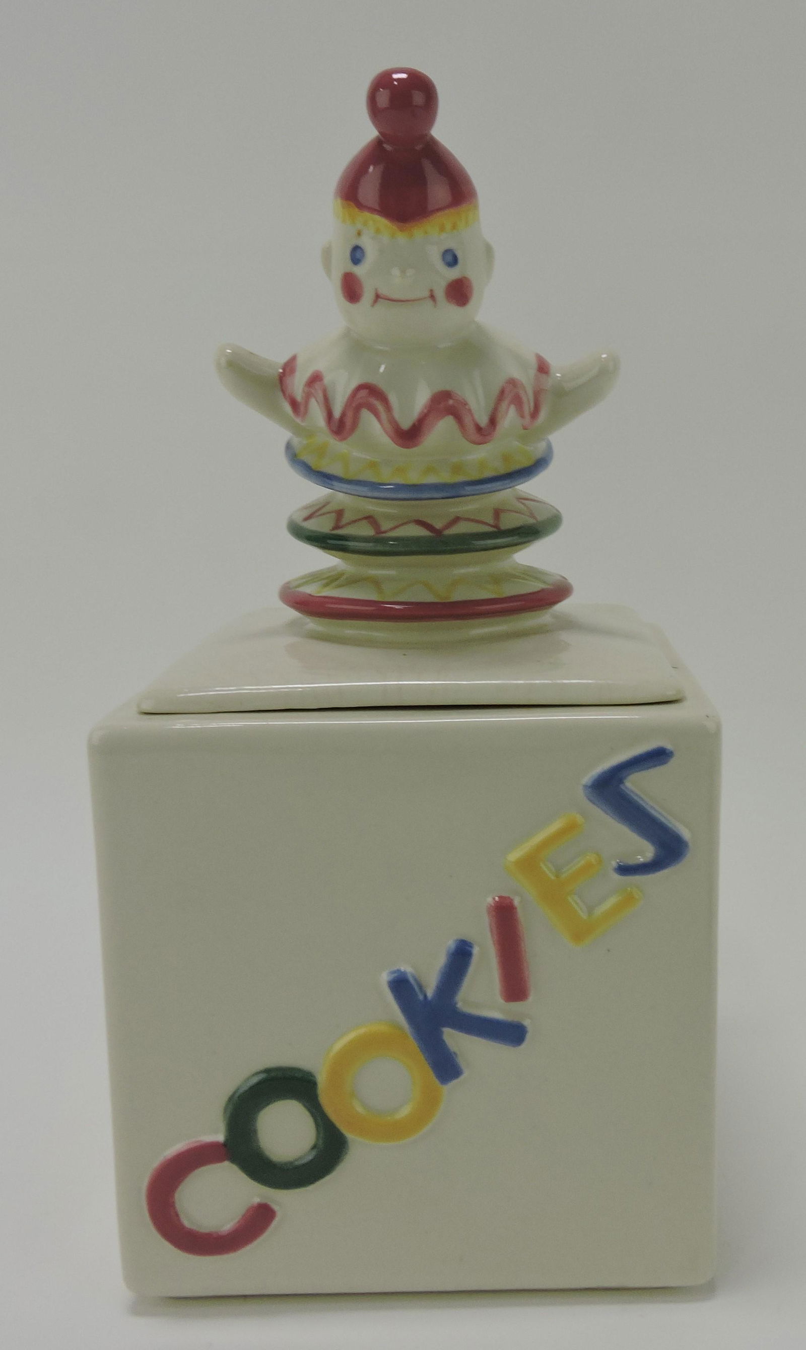 Abington Jack in the Box cookie jar,: Flower Family Collection