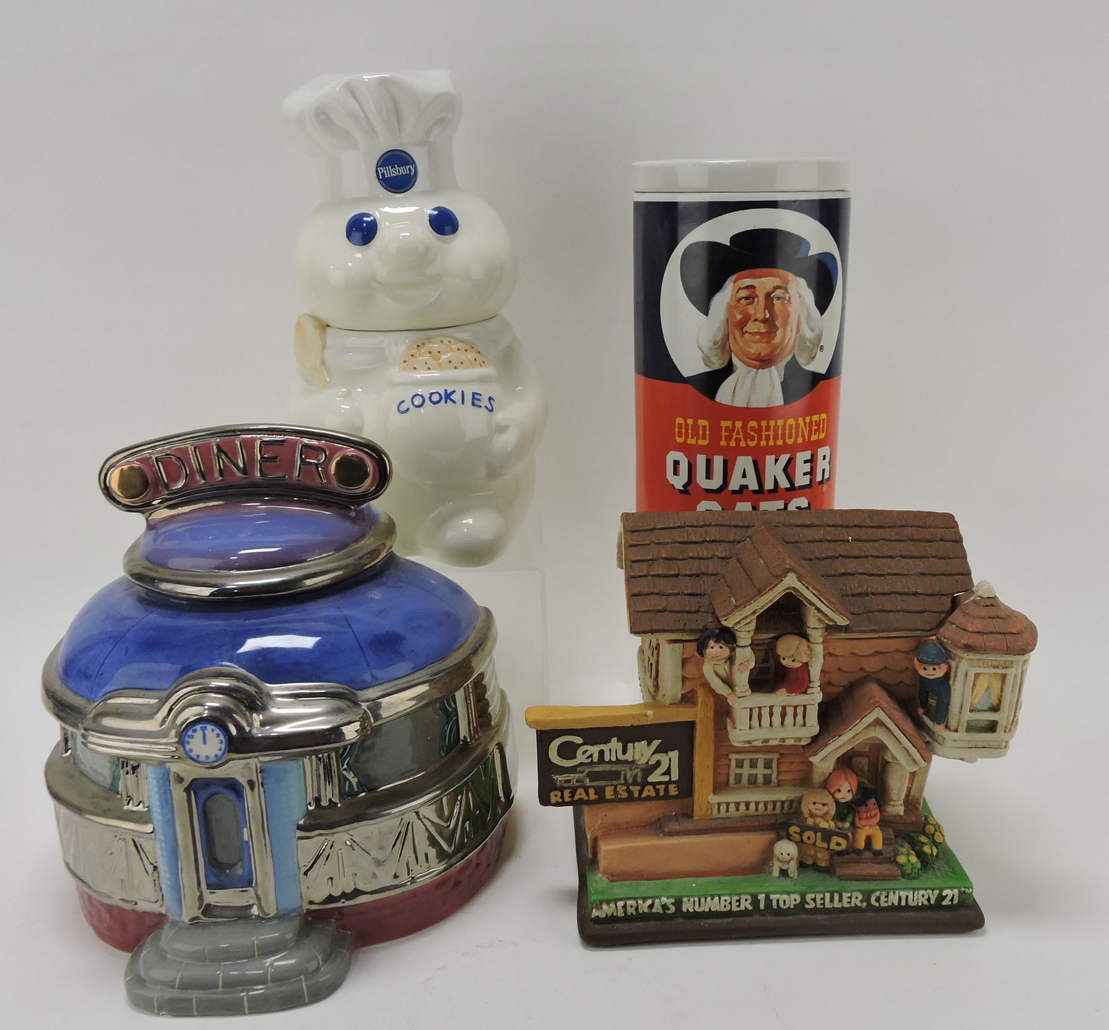 Lot of 4 cookie jars: Pillsbury Dough (1 of 1)