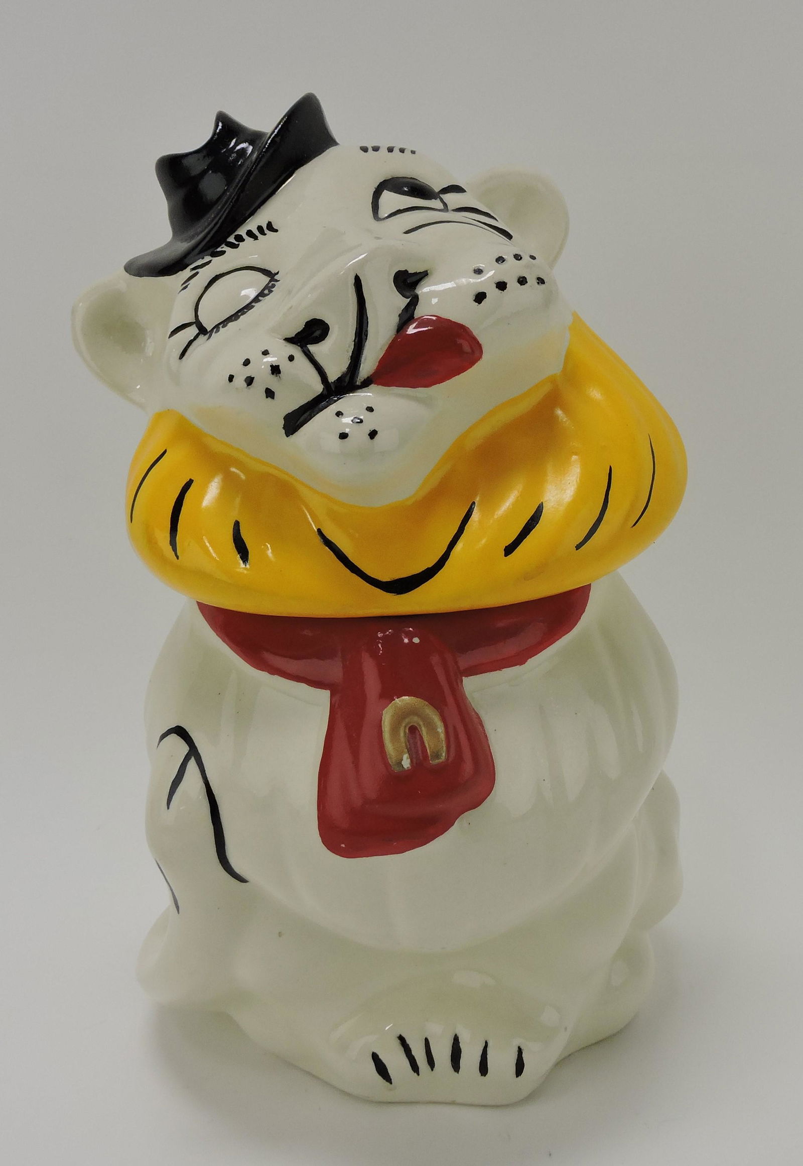 Belmont lion cookie jar; Flower Family: Collection
