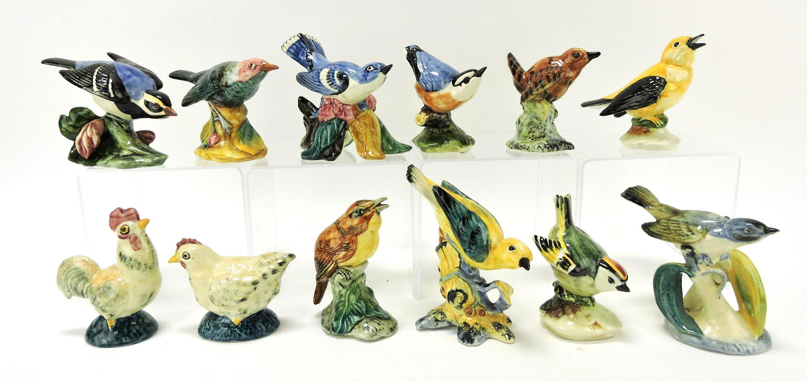Stangl Pottery lot of 12 bird figures, (1 of 1)