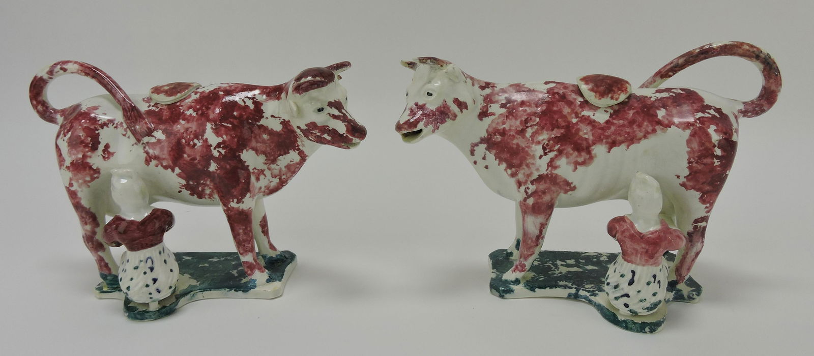 Staffordshire Pearlware pair of lustre (1 of 3)