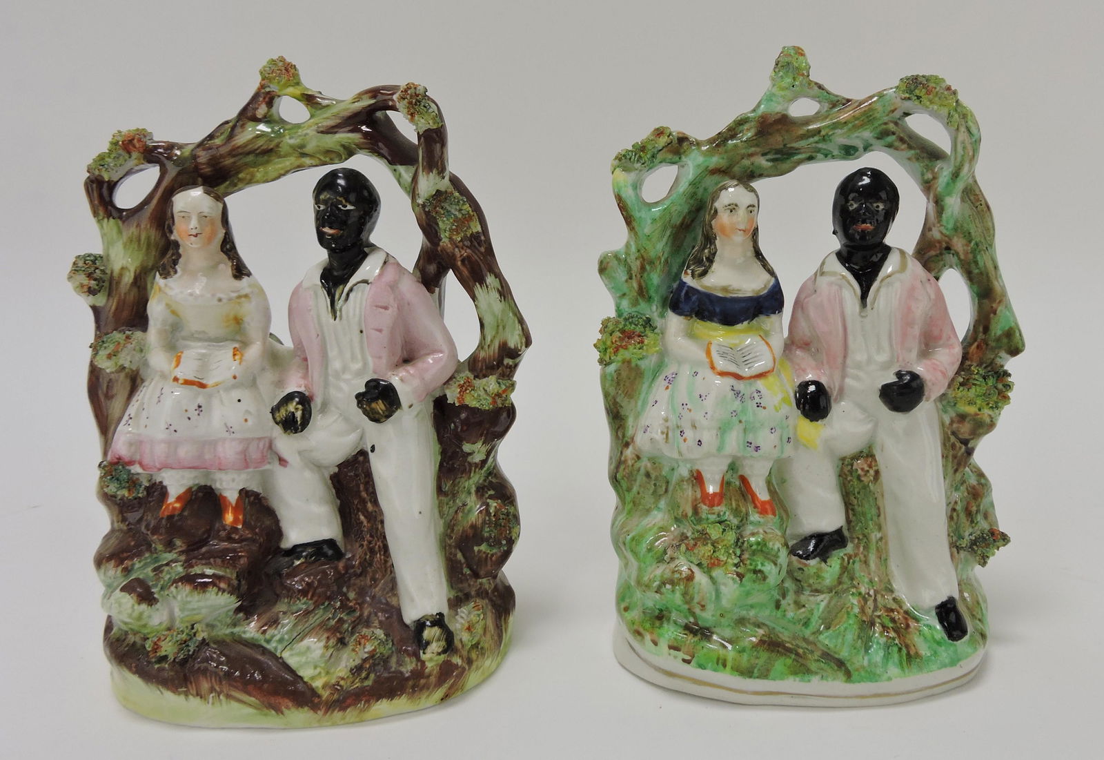 Staffordshire lot of 2 Uncle Tom and (1 of 2)