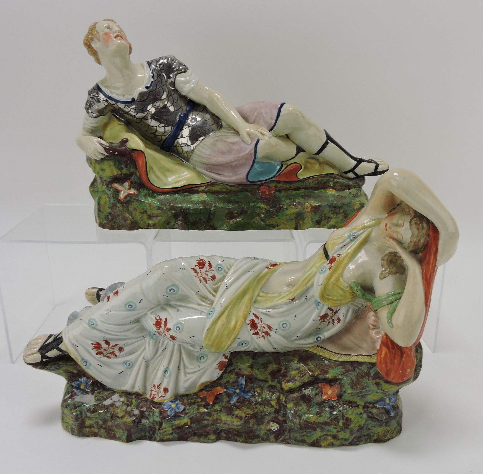 Staffordshire figures of Anthony and (1 of 2)