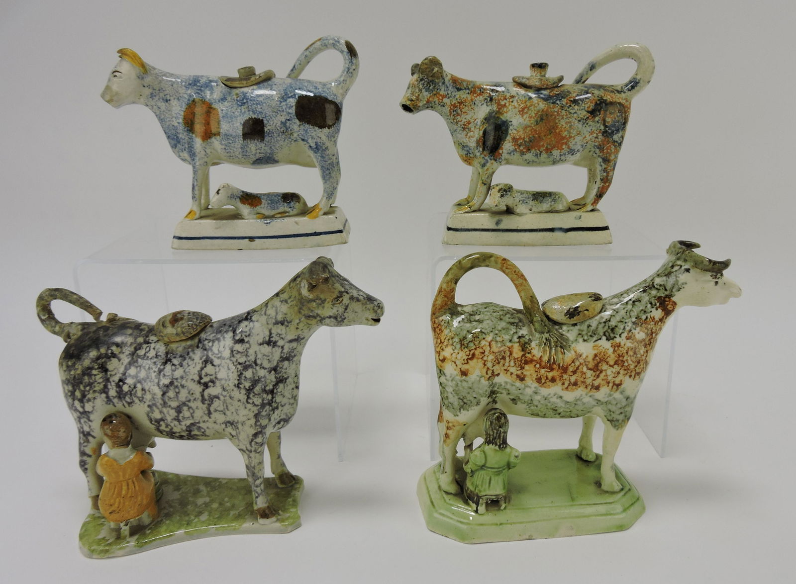 Staffordshire Pearlware Spongeware lot (1 of 1)