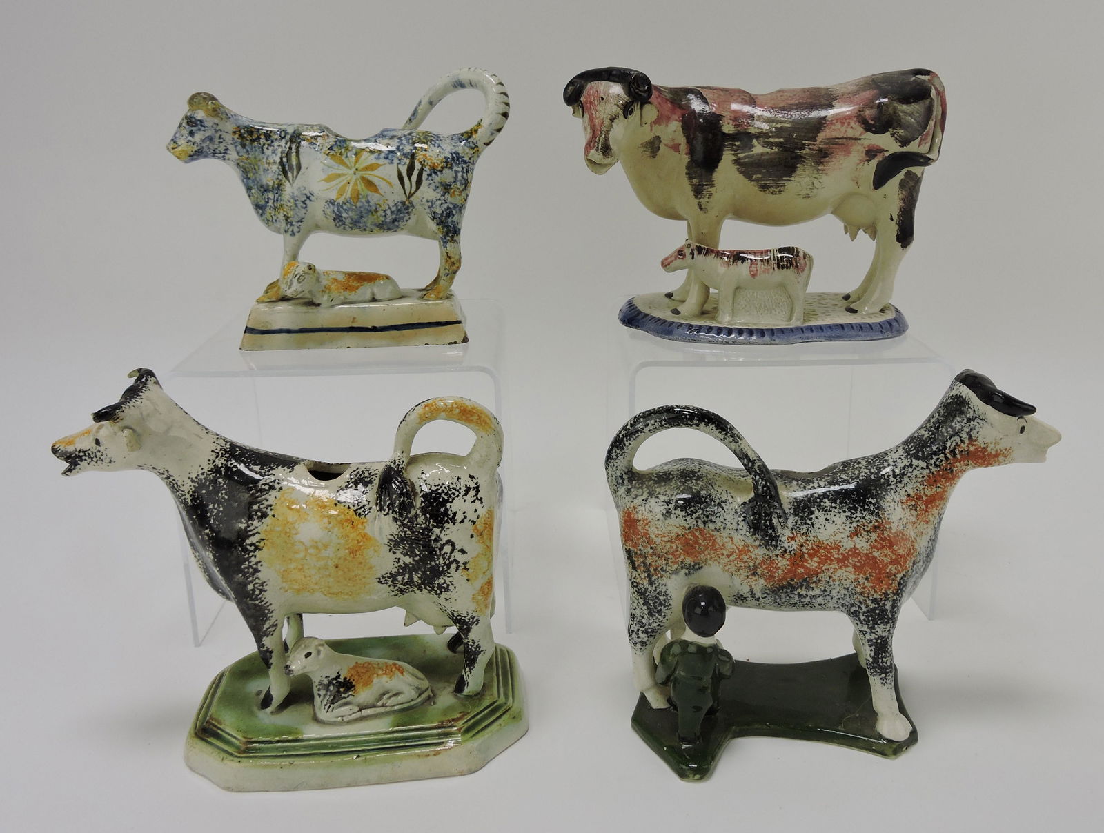 Staffordshire Pearlware Spongeware lot (1 of 1)