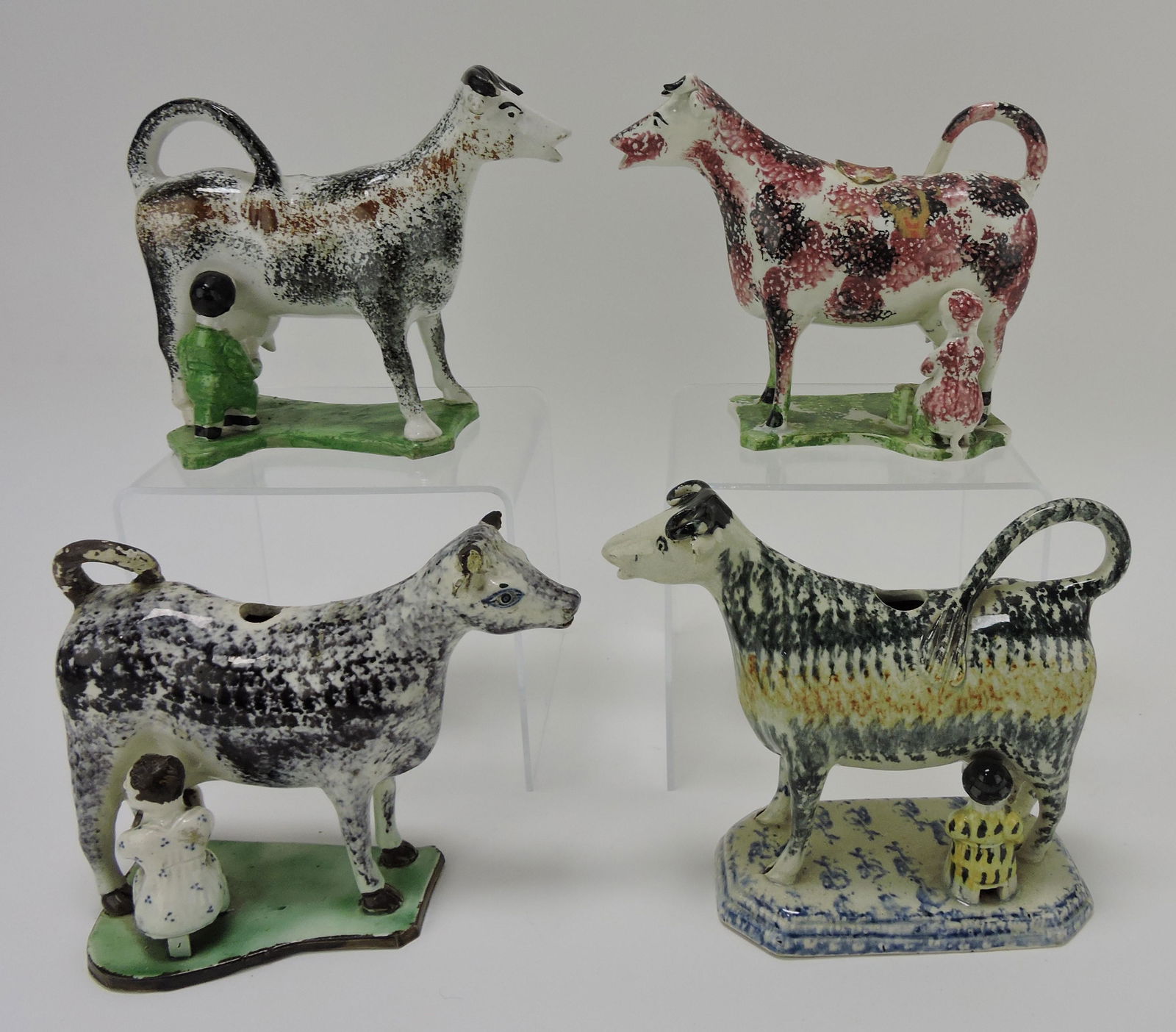 Staffordshire Pearlware Spongeware lot (1 of 1)