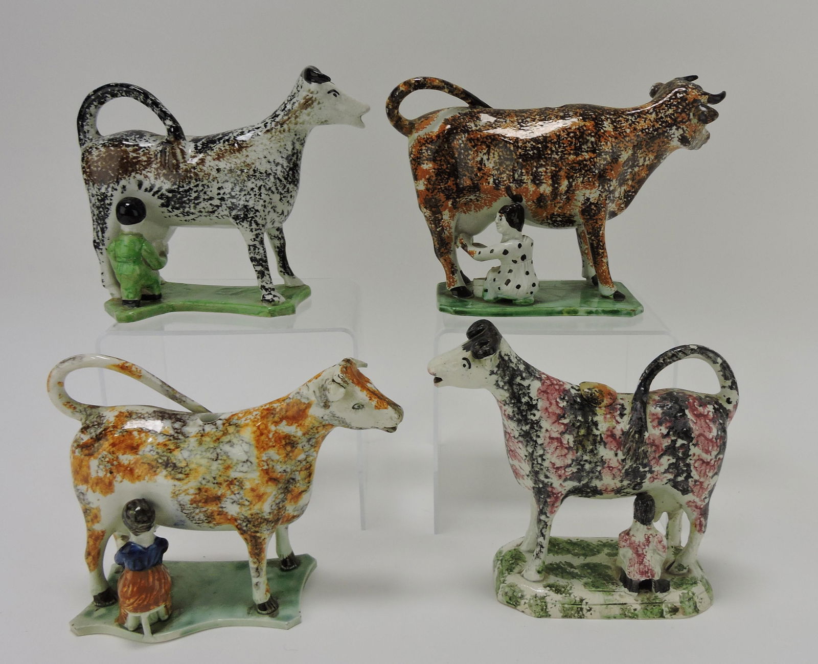 Staffordshire Pearlware Spongeware lot (1 of 1)