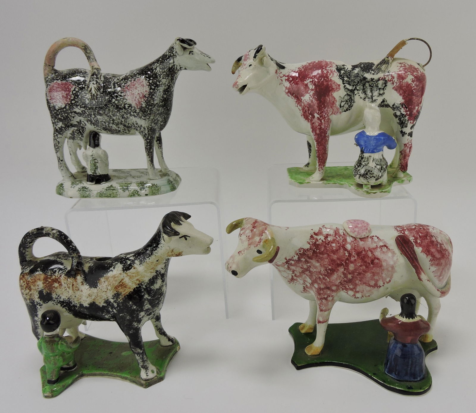 Staffordshire Pearlware Spongeware lot (1 of 1)