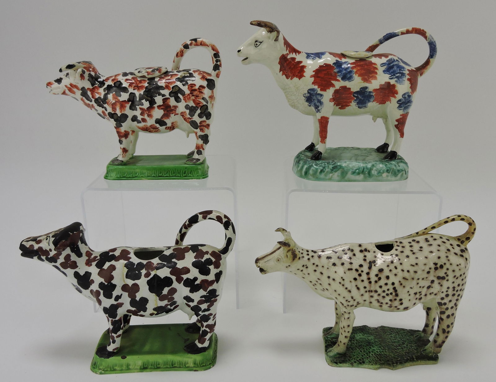 Staffordshire Pearlware Spongeware lot (1 of 1)