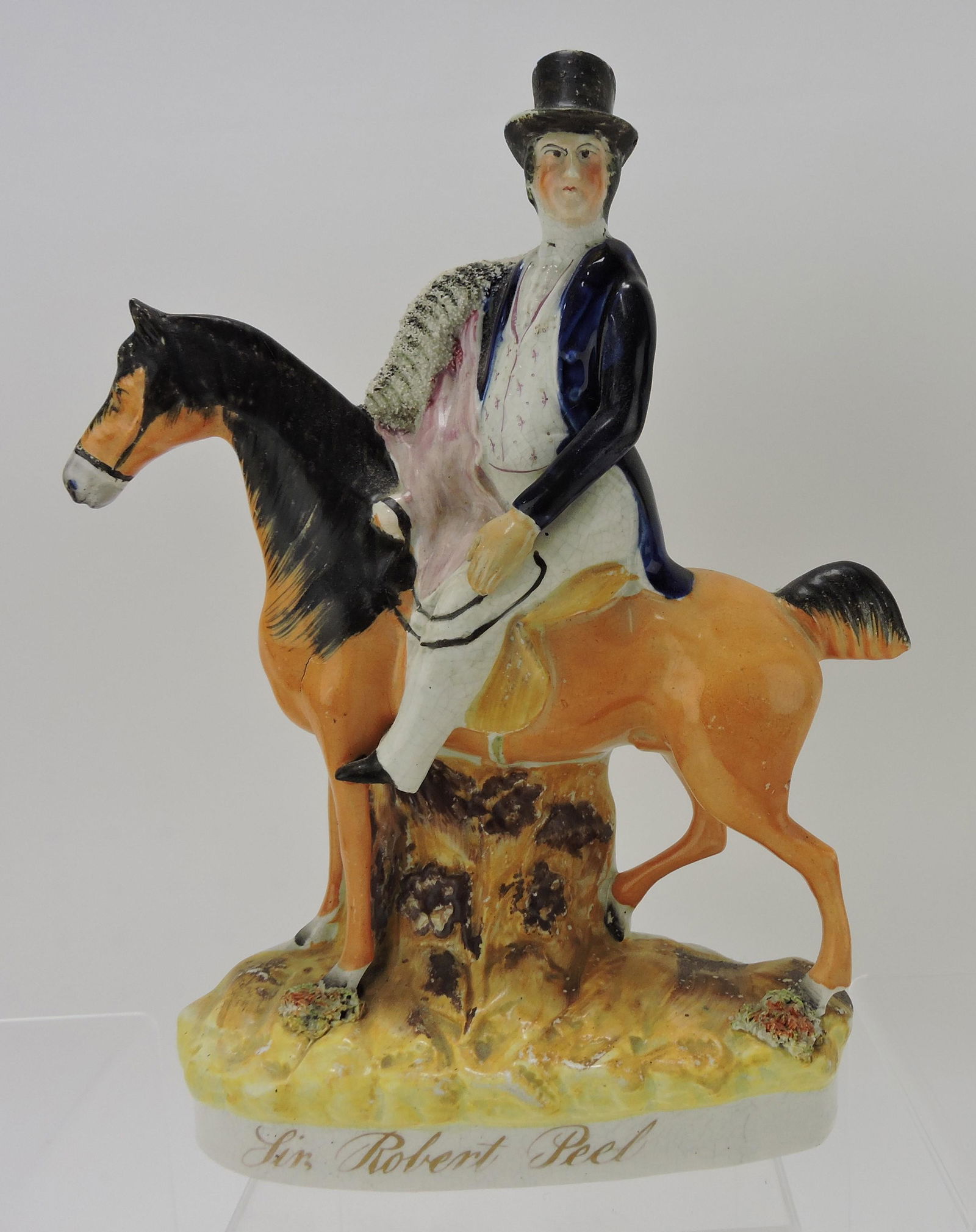 Staffordshire figure of Sir Robert (1 of 2)