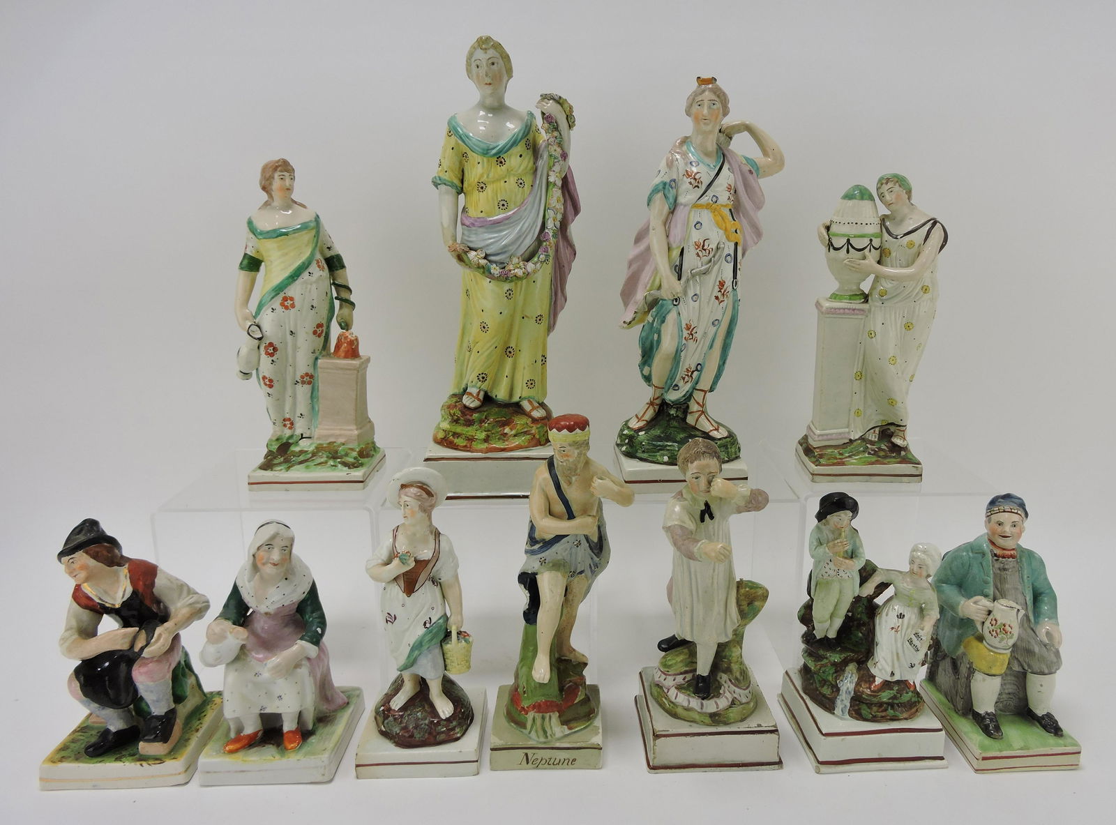 Staffordshire and Pearlware lot of (1 of 1)