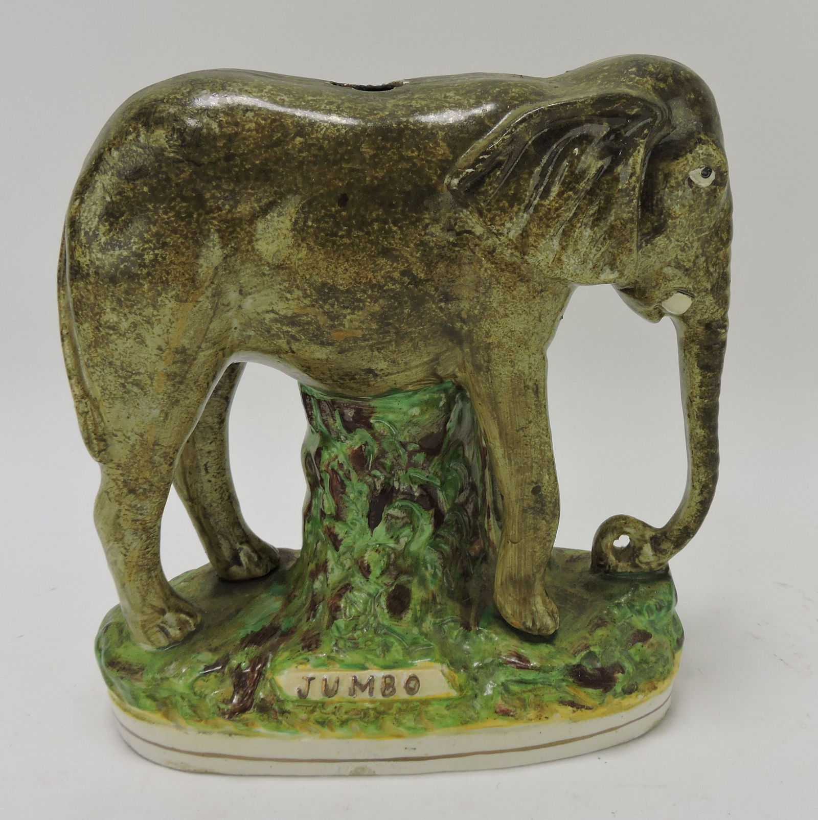 Staffordshire rare 'Jumbo' elephant (1 of 4)