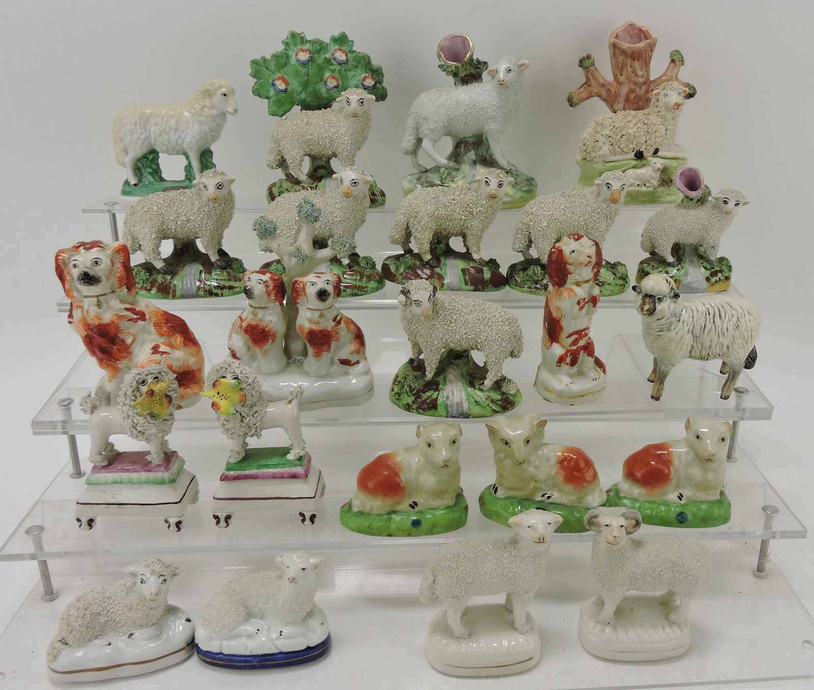 Staffordshire lot of 23 figures, (1 of 1)