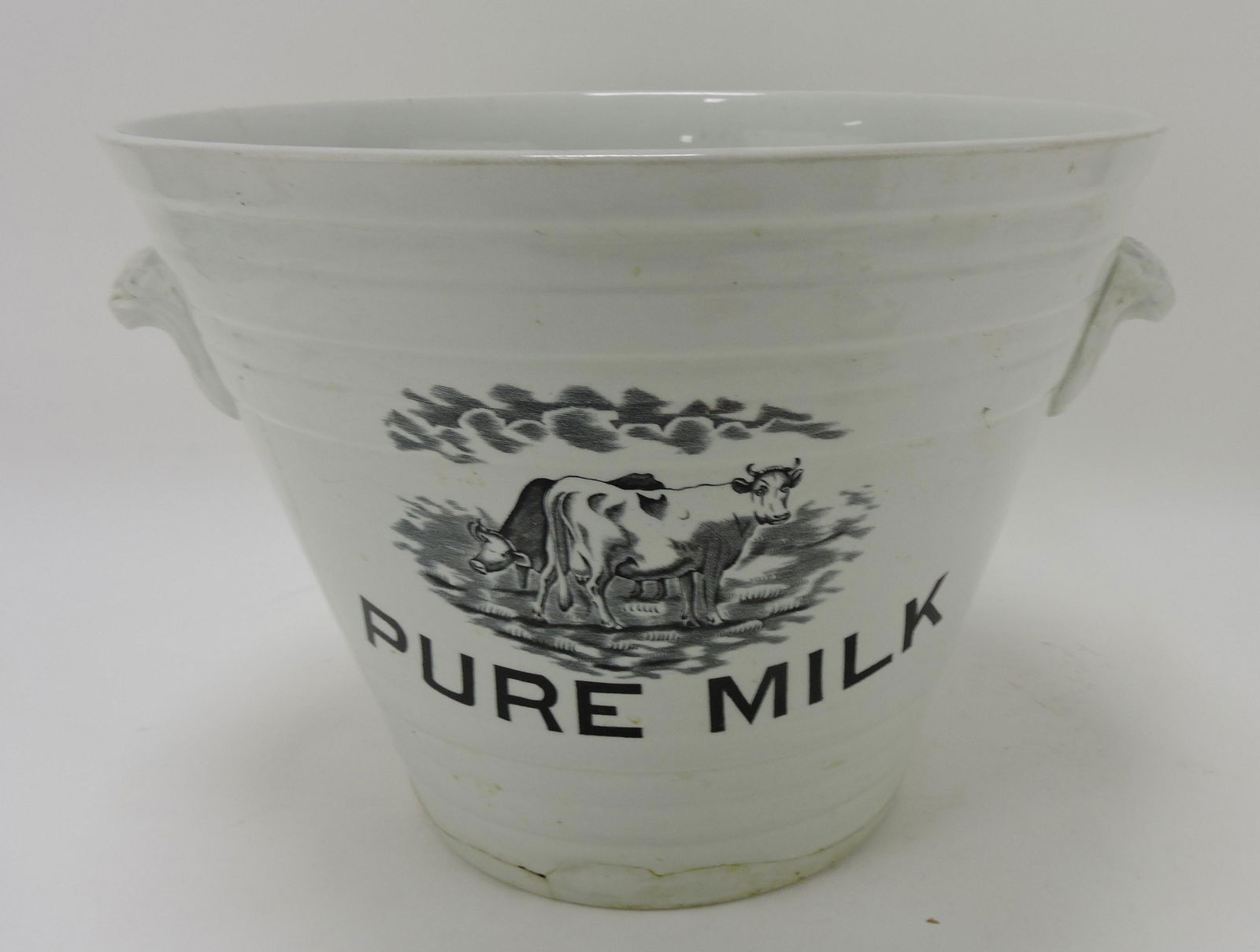 Staffordshire rare large two handled (1 of 6)