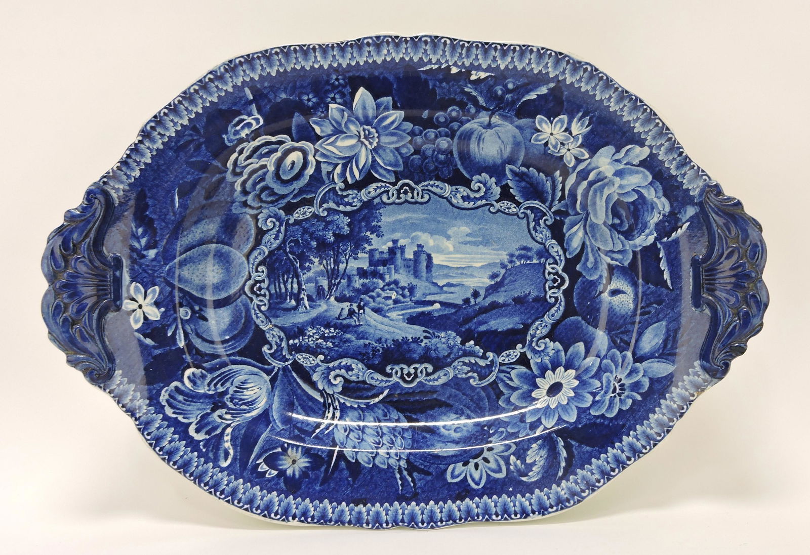 Staffordshire transferware blue and white (1 of 2)