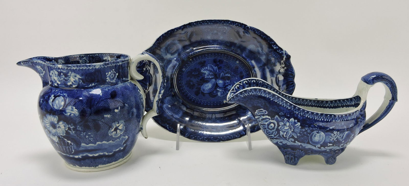 Staffordshire transferware blue and (1 of 1)