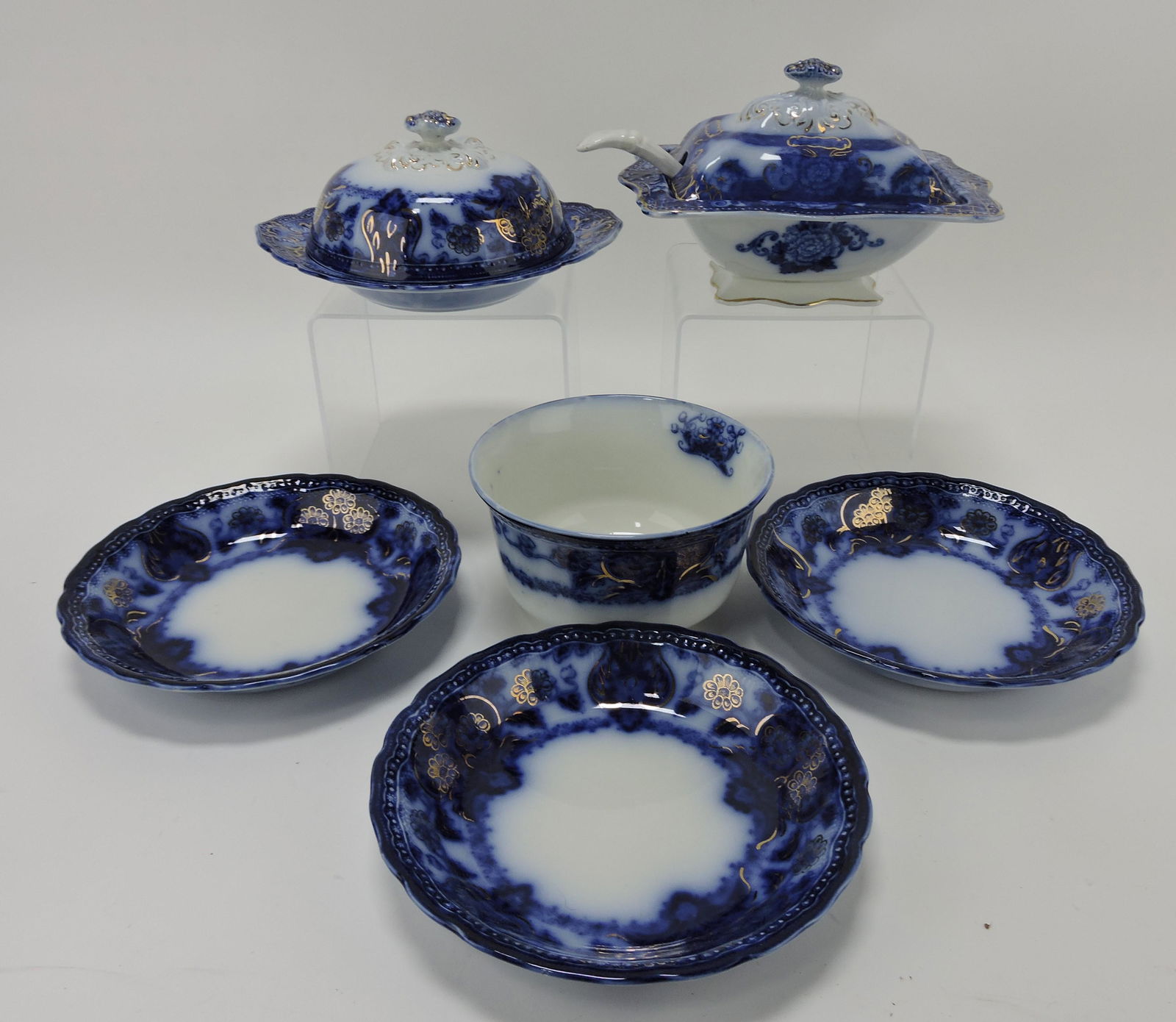 Flow Blue Wood & Son 'Brunswick' (1 of 1)