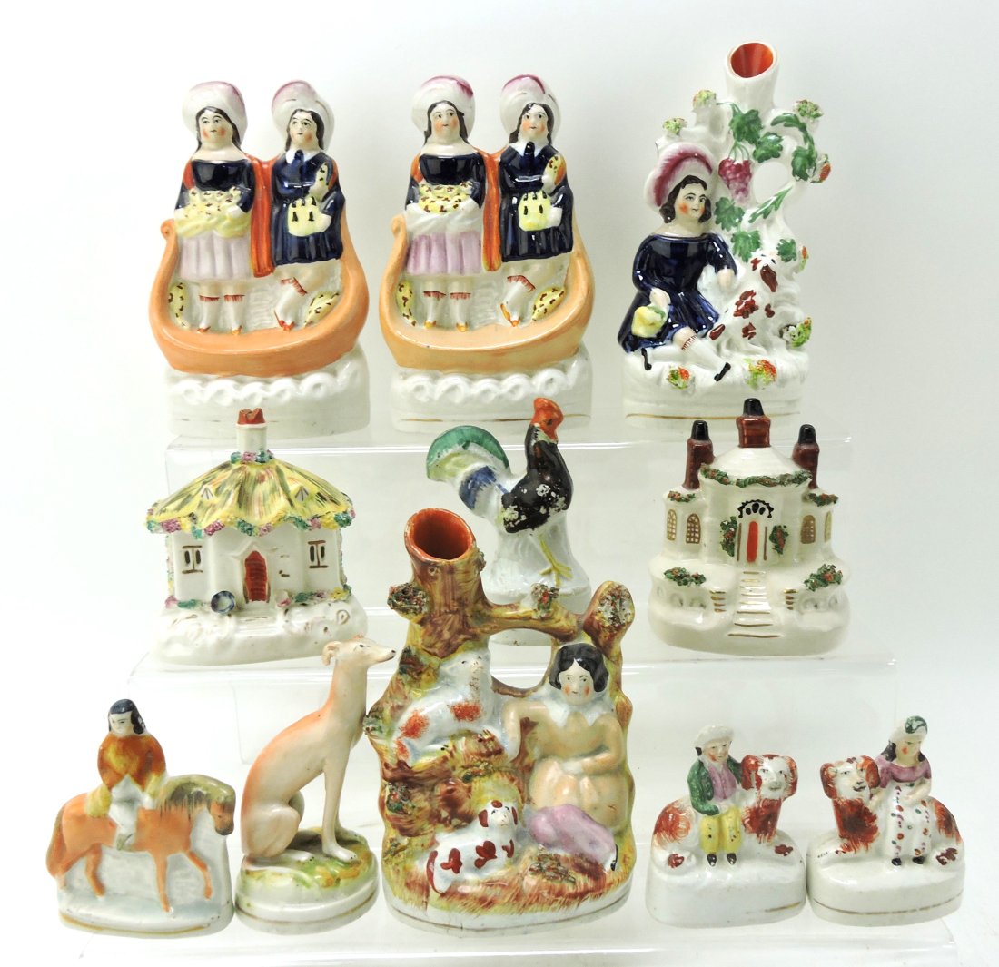Staffordshire lot of 11 figures (1 of 1)