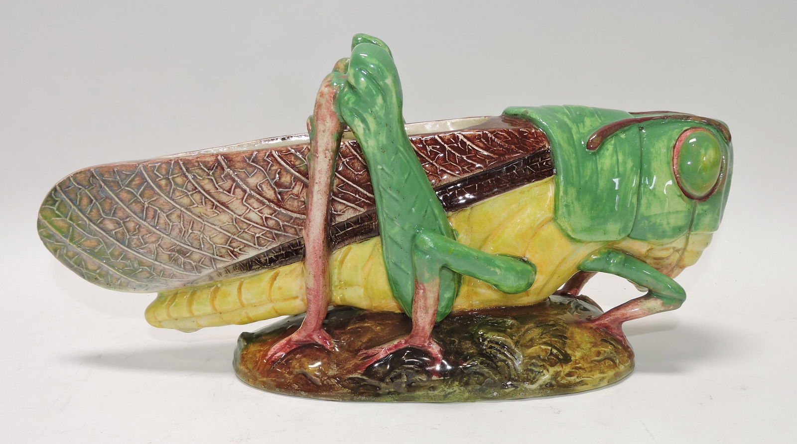 Jerome Massier majolica planter in the (1 of 3)