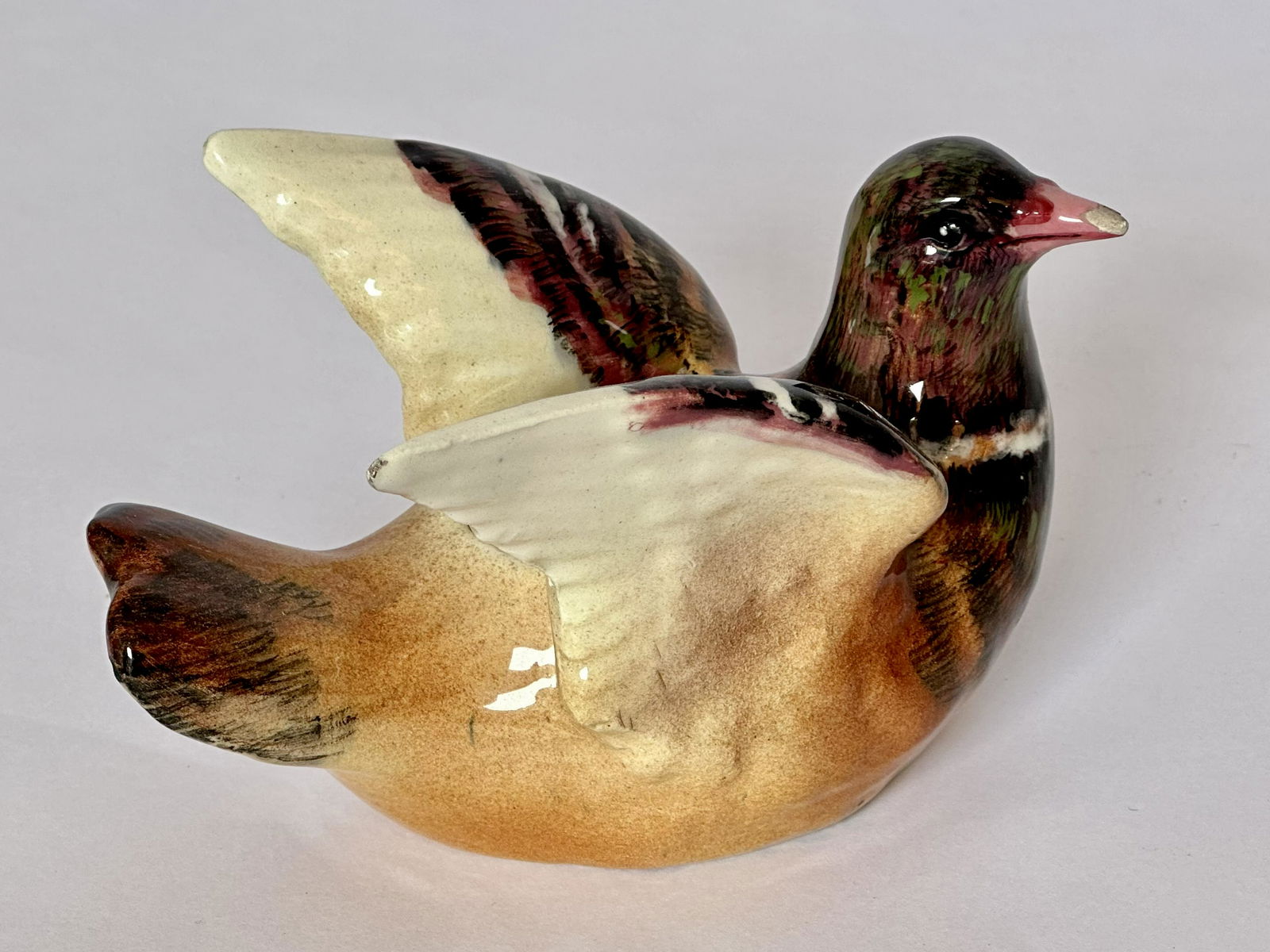 A Delphin Massier French majolica vase (1 of 3)