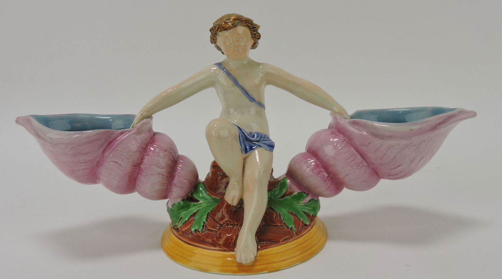 Wedgwood rare majolica figural double (1 of 3)