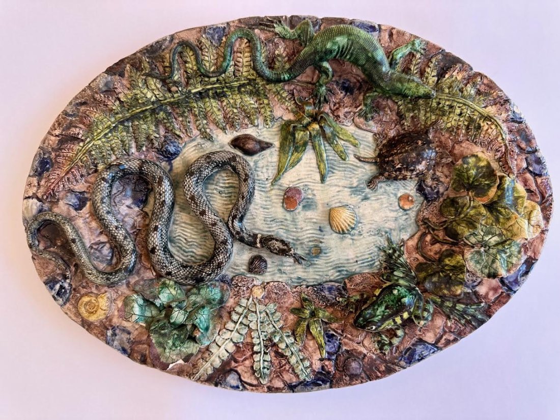 Joseph Landais French Palissy ware (1 of 6)