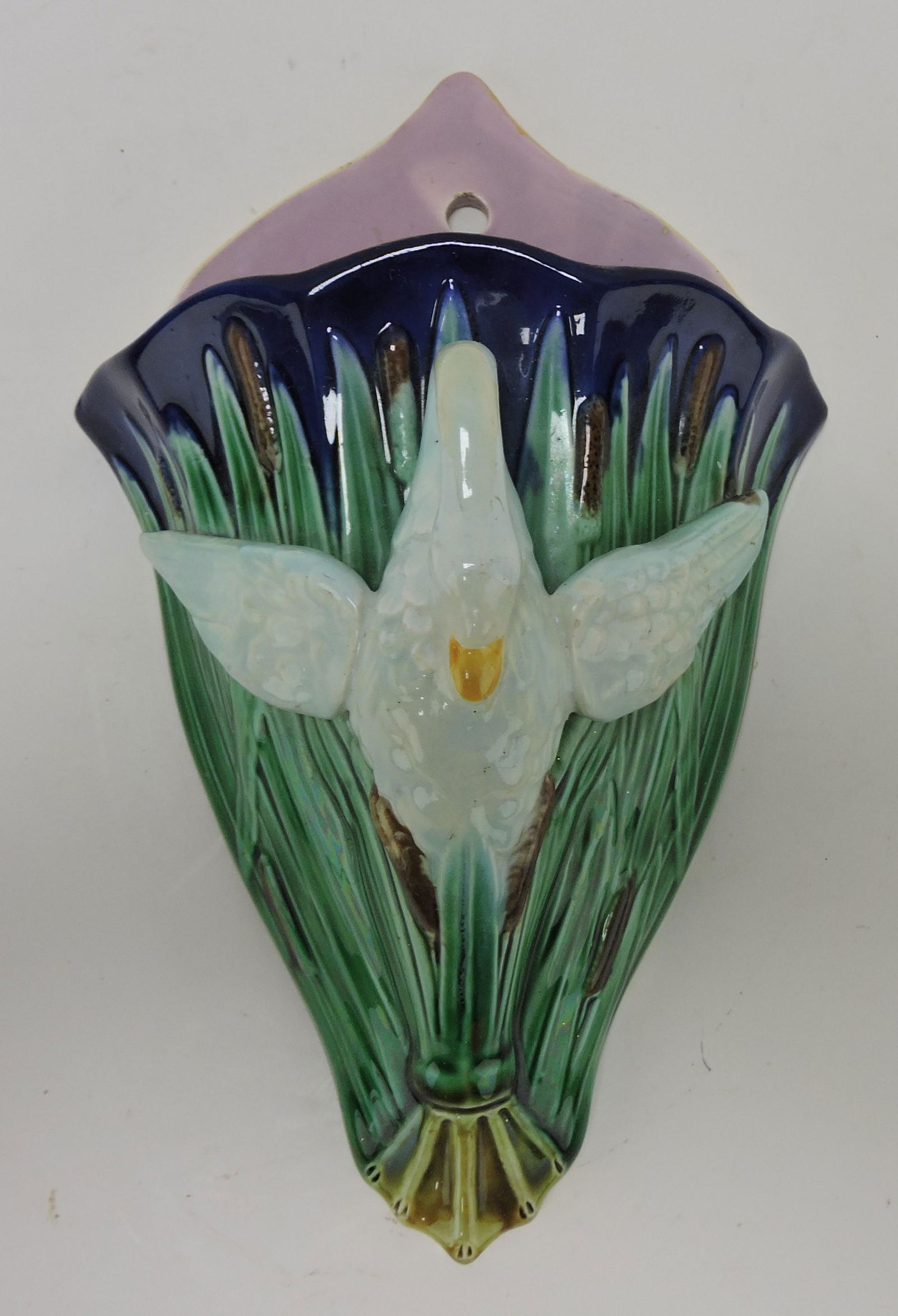 Adams & Bromley swan and cattail (1 of 2)