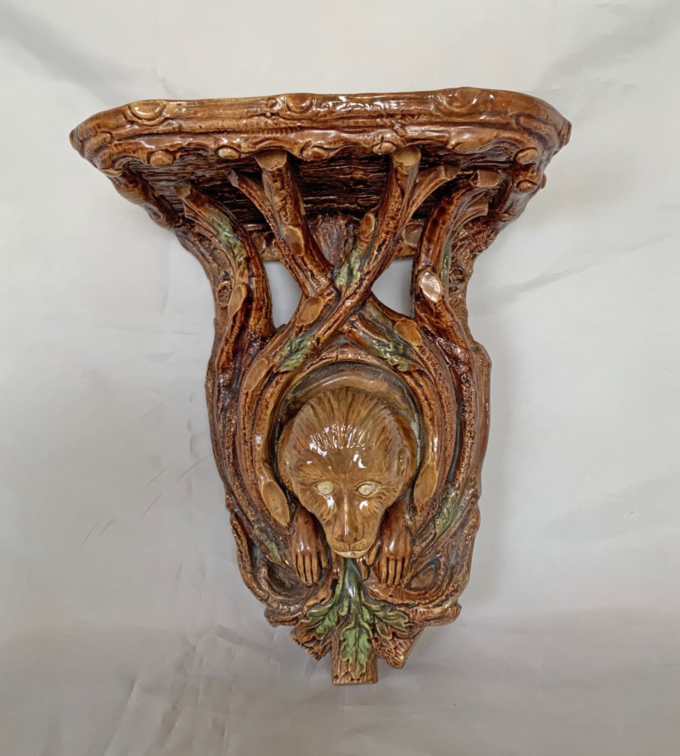 George Skye majolica monkey wall (1 of 4)