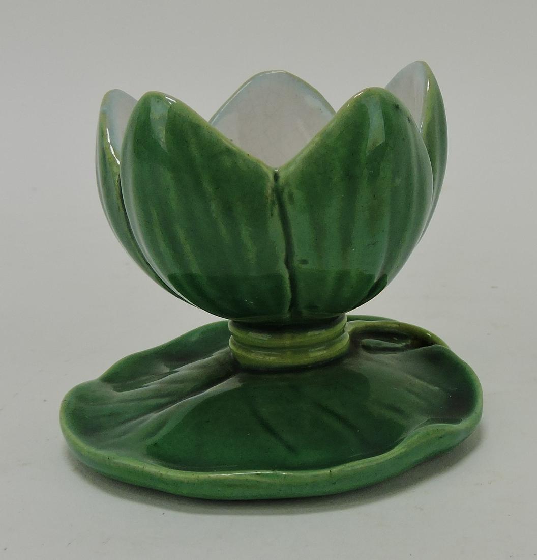 Minton majolica pond lily egg holder, (1 of 1)
