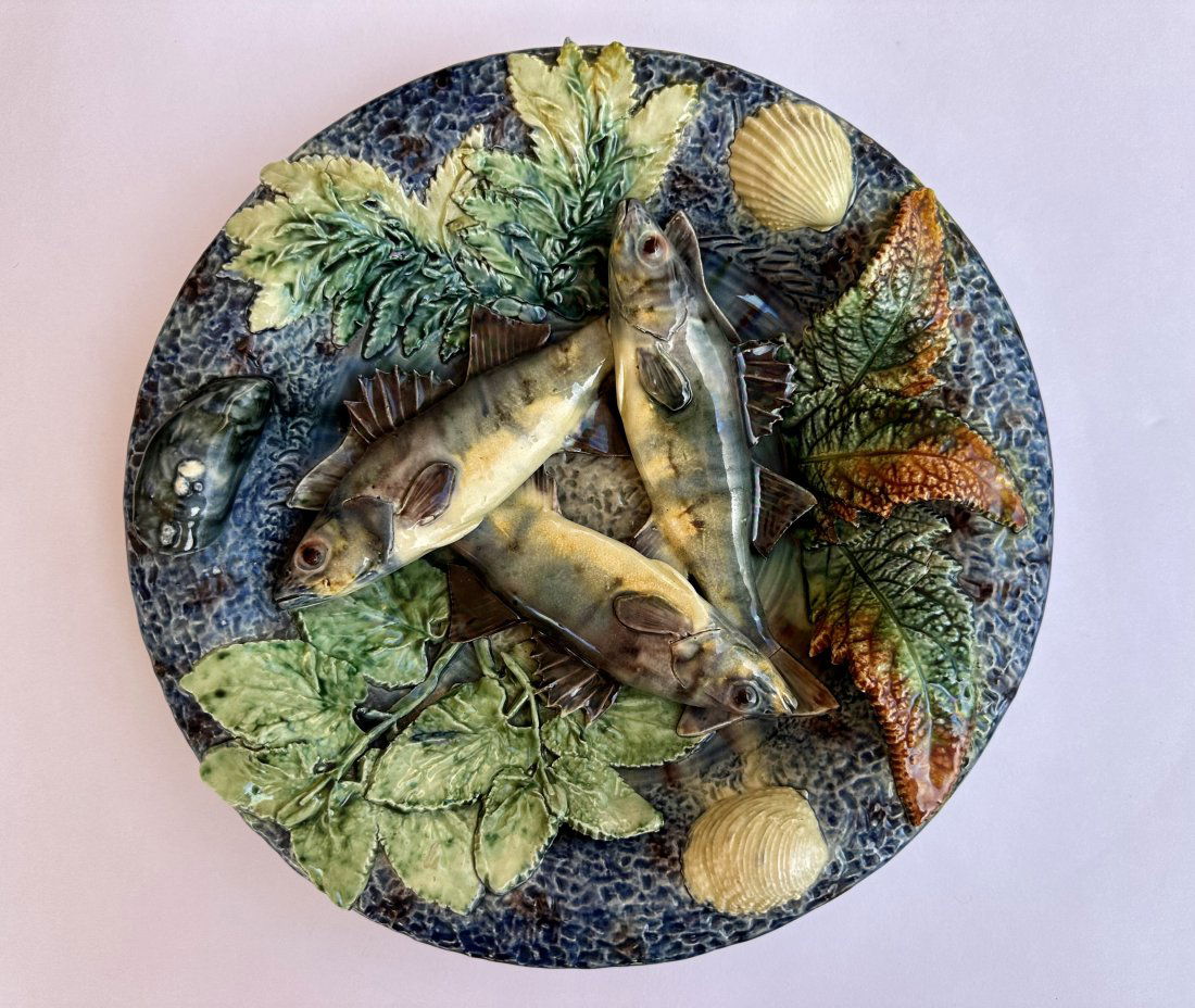 Thomas Sergent French Palissy Trompe l'Oeil Platter (1 of 5)